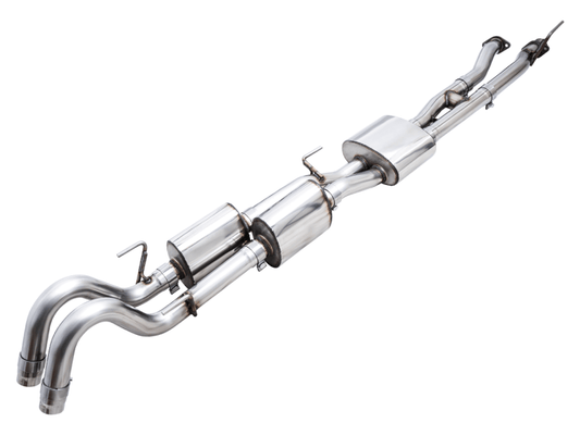 AWE 2016-2022 Toyota Tacoma 0FG Exhaust with BashGuard - No Tips - My Store