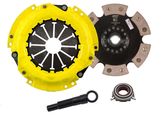 ACT 1991 Geo Prizm HD/Race Rigid 6 Pad Clutch Kit - Mammoth Racing -