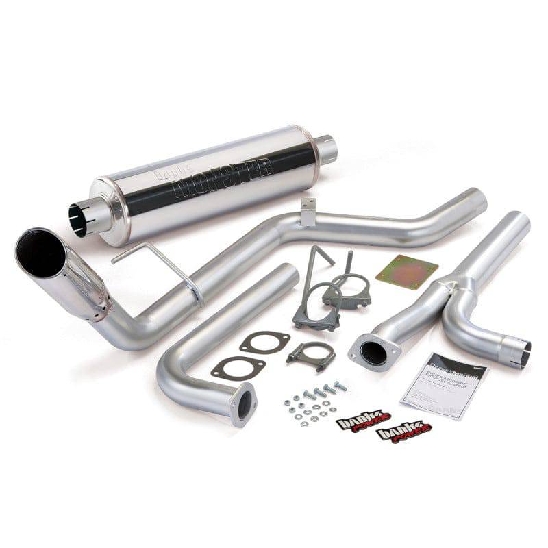 Banks Power 04-14 Nissan 4.0L Frontier All Cab/Beds Monster Exh Sys - SS Single Exh w/ Chrome Tip - Mammoth Racing -