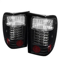Spyder Ford Ranger 01-05 LED Tail Lights Black ALT-YD-FR98-LED-BK - Mammoth Racing -