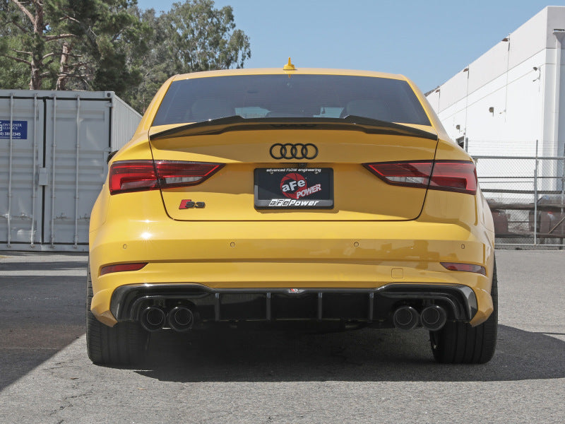 aFe MACHForce XP 3in-2.5in 304SS Exhaust Cat-Back 15-20 Audi S3 L4-2.0L (t) - Black Tips - Mammoth Racing -