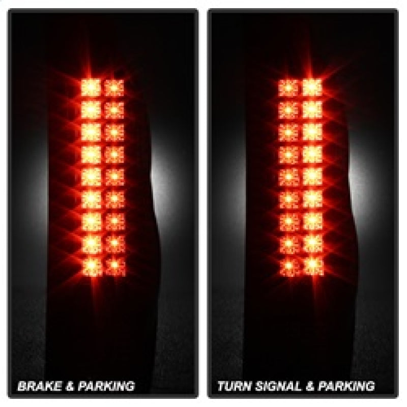 Spyder Chevy Avalanche 02-06 LED Tail Lights Black ALT-YD-CAV02-LED-BK - Mammoth Racing -