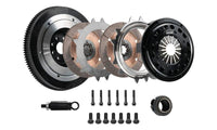 DKM Clutch 00-06 BMW M3 184mm Ceramic Twin Disc MR Clutch Kit w/Flywheel (650 ft/lbs Torque) - Mammoth Racing -