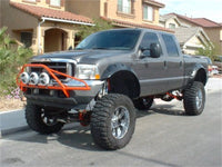 N-Fab Pre-Runner Light Bar 99-07 Ford F250/F350 Super Duty/Excursion - Gloss Black - Mammoth Racing -