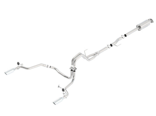 Borla 15-16 Ford F-150 3.5L EcoBoost Ext. Cab Std. Bed Catback Exhaust ATAK Single Split Rear Exit - My Store