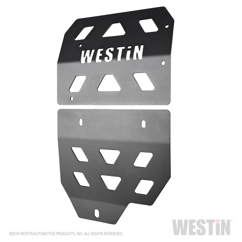 Westin 18-22 Jeep Wrangler JL Transmission Pan Skid Plate - Mammoth Racing -