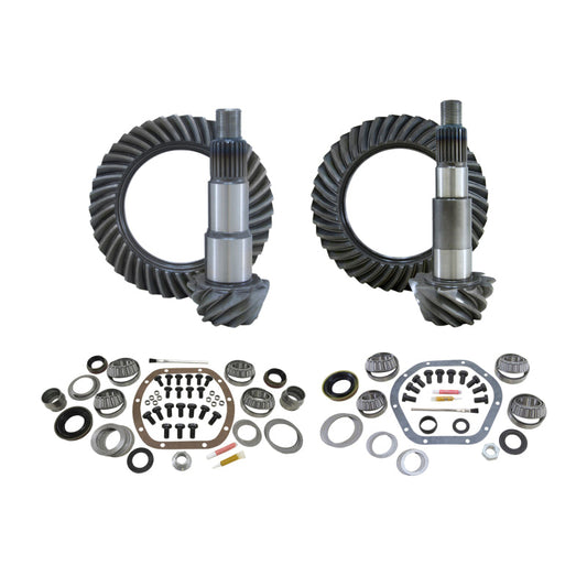 Yukon Gear & Install Kit Package For Jeep JK (Non-Rubicon) in a 4.56 Ratio - Mammoth Racing -