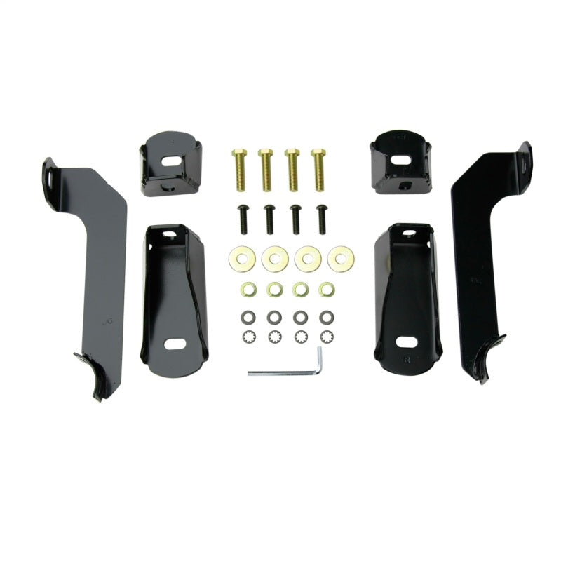 Westin 2014-2018 Chevy Silverado 1500 Crew Cab (Body Mount) E-Series 3 Nerf Step Bars - Black - Mammoth Racing -