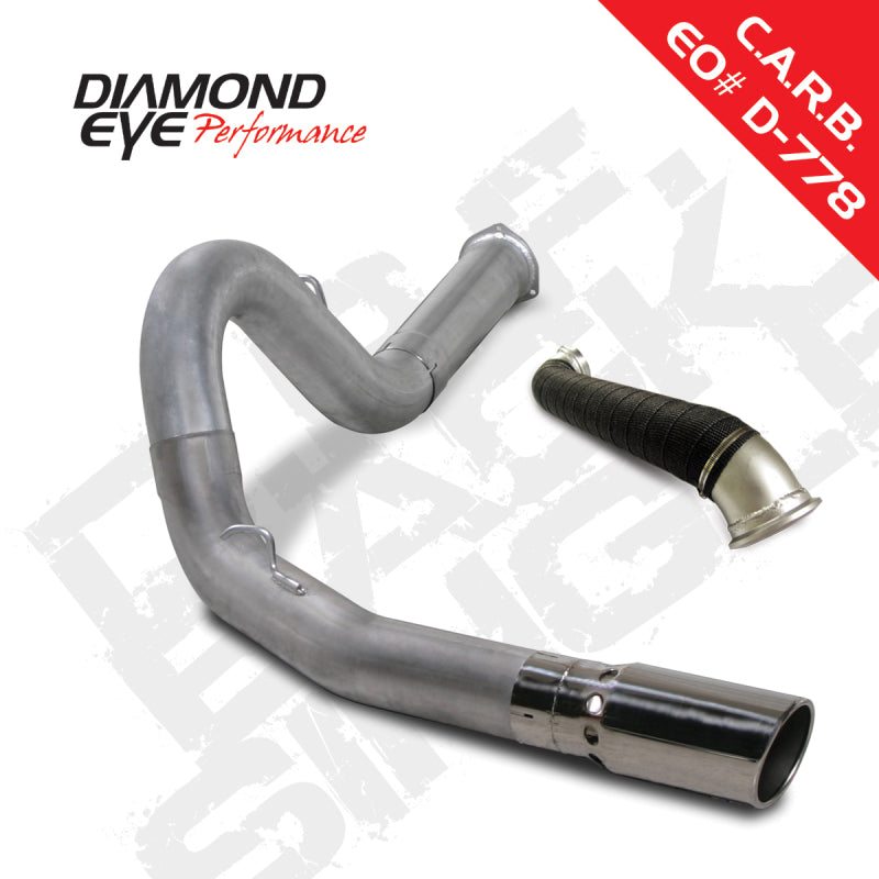 Diamond Eye KIT 5in DPF-BACK SGL w/ TDP AL 07.5-10 Chevy/GMC 6.6L Duramax 2500/3500 - Mammoth Racing -