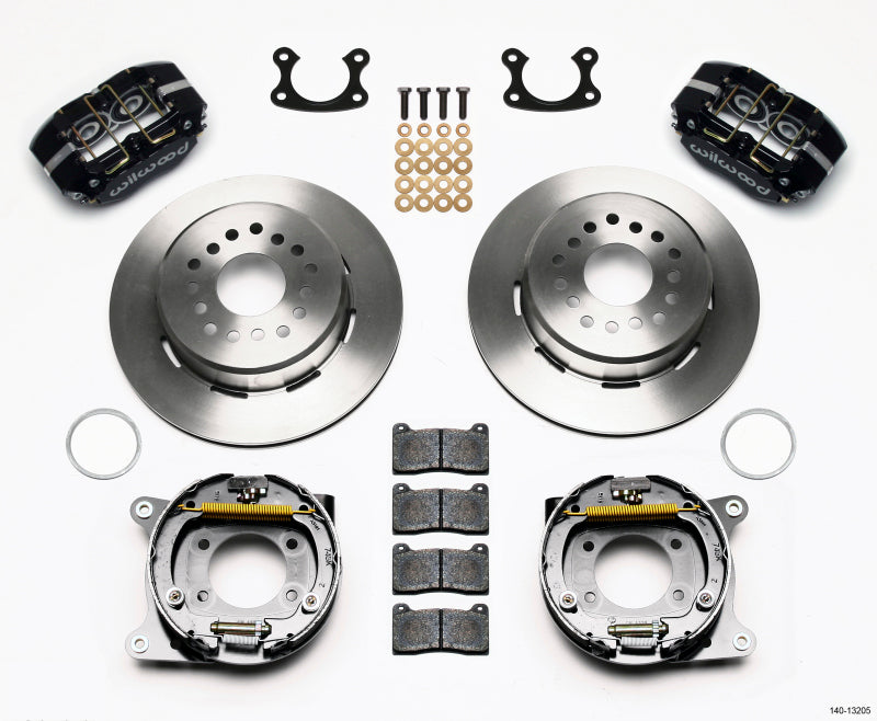 Wilwood Dynapro Dust-Boot P/S Park Brake Kit Small Ford 2.66in Offset - Mammoth Racing -