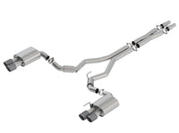 Borla 2018 Ford Mustang GT 5.0L AT/MT (w/o Valves) S-Type 3in Cat-Back Exhaust w/Carbon Fiber Tips - My Store