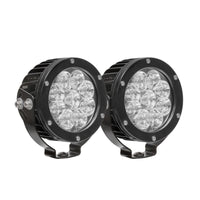 Westin Axis LED Auxiliary Light 4.75 inch Round Spot w/3W Osram (Set of 2) - Black - Mammoth Racing -