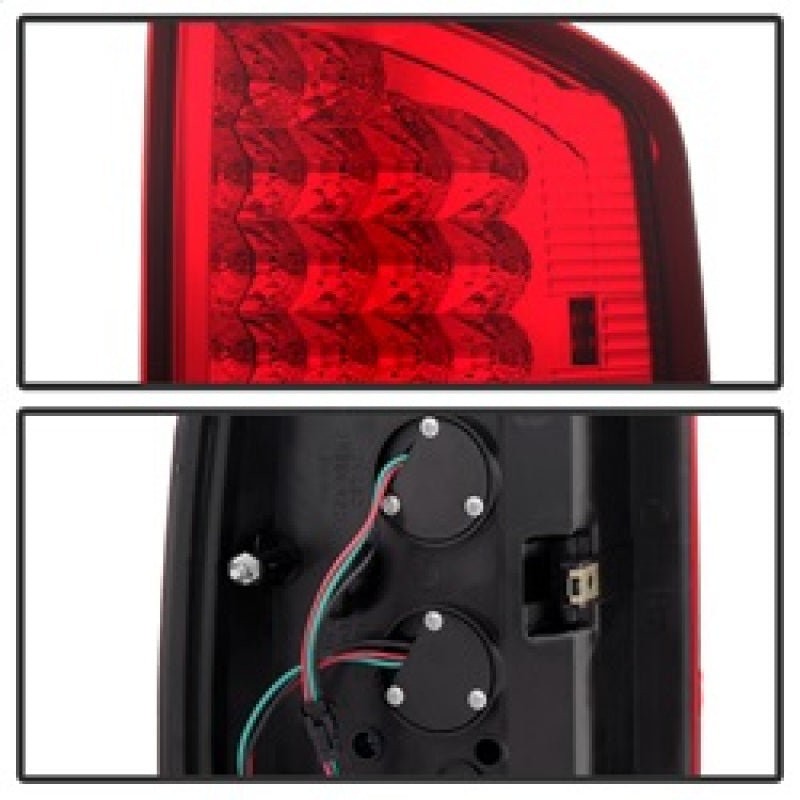 Xtune Dodge Ram 02-06 1500 / Ram 2500/3500 03-06 LED Tail Light Red Clear ALT-JH-DR02-LED-RC - Mammoth Racing -