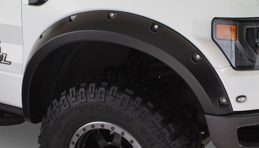 Bushwacker 10-14 Ford F-150 SVT Raptor Pocket Style Flares 2pc - Black - My Store