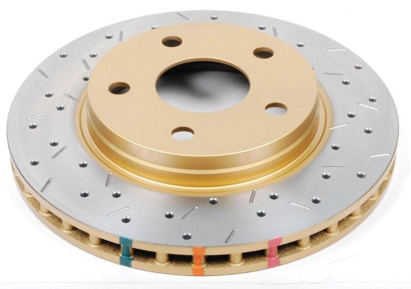 DBA 07-18 Jeep Wrangler (302mm Front Rotor) Front 4000 Series Drilled & Slotted Rotor - Mammoth Racing -