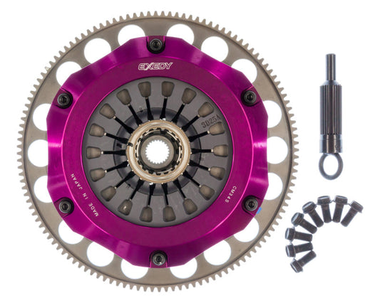 Exedy 2004-2014 Subaru Impreza WRX STI H4 Hyper Compe-R Twin Cerametallic Clutch Rigid Pull Type - Mammoth Racing -