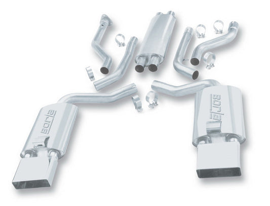 Borla 92-96 Chevrolet Corvette Hatchback/Conv 5.7L 8cyl 4/6 Spd Touring SS Catback Exhaust - My Store