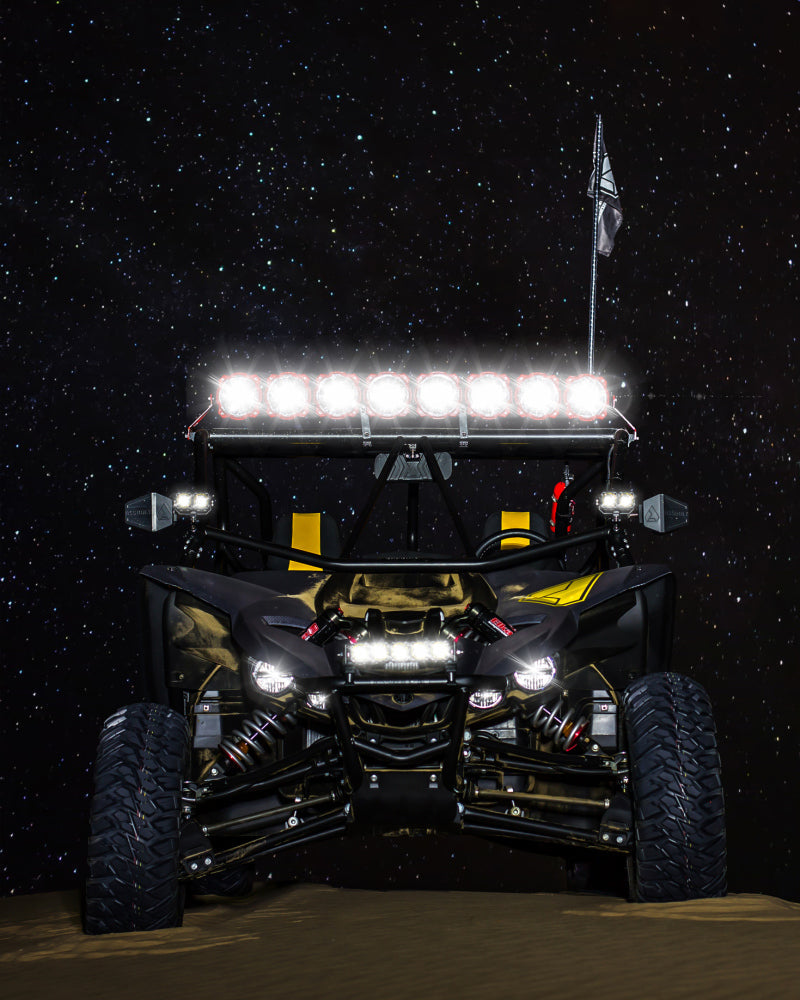 KC HiLiTES Yamaha Yxz1000r 39in. Pro6 Gravity LED 6-Light 120w Combo Beam Overhead Light Bar System - Mammoth Racing -