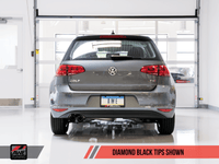 AWE Tuning VW MK7 Golf 1.8T Track Edition Exhaust w/Diamond Black Tips (90mm) - My Store