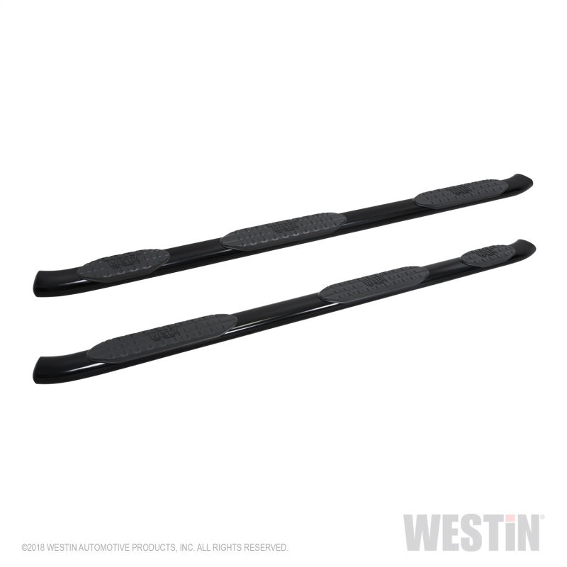 Westin 2019 Chevrolet Silverado/Sierra 1500 CC (5.5ft) PRO TRAXX 5 WTW Oval Nerf Step Bars - Black - Mammoth Racing -