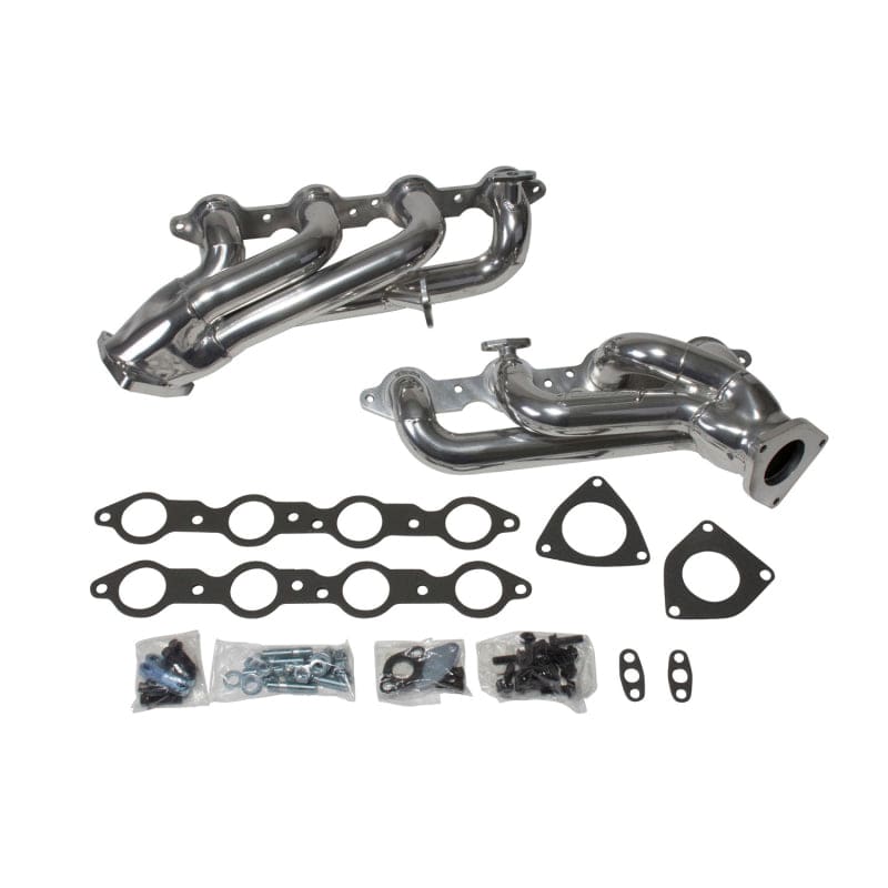 BBK 99-04 GM Truck SUV 4.8 5.3 Shorty Tuned Length Exhaust Headers - 1-3/4 Titanium Ceramic - Mammoth Racing -