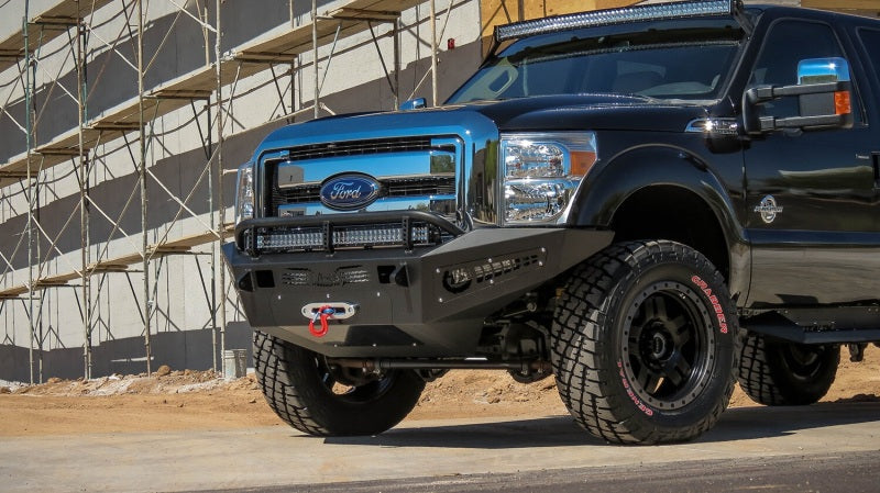 Addictive Desert Designs 11-16 Ford F-250 Super Duty HoneyBadger Front Bumper w/ Winch Mount - My Store