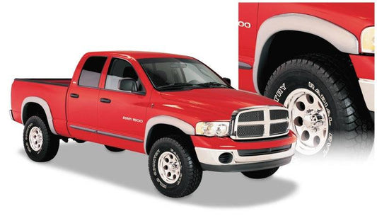 Bushwacker 02-05 Dodge Ram 1500 Fleetside OE Style Flares 4pc 75.9/76.3/97.9in Bed - Black - Mammoth Racing -