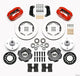 Wilwood Forged Dynalite Front Kit 10.75in Red 64-65 Mustang 6 Cylinder 4-lug - Mammoth Racing -