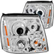 ANZO 2003-2006 Cadillac Escalade Projector Headlights w/ Halo Chrome (CCFL) (HID Compatible) - My Store