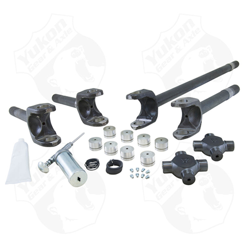 Yukon Gear Front 4340 Chrome-Moly Replacement Axle Kit For 77-91 GM / Dana 60 w/ 30/35 Splines - Mammoth Racing -