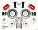 Wilwood Forged Dynalite Front Kit 11.00in Drill-Red Heidts Tri -5 2 inch Drop Spindle - Mammoth Racing -