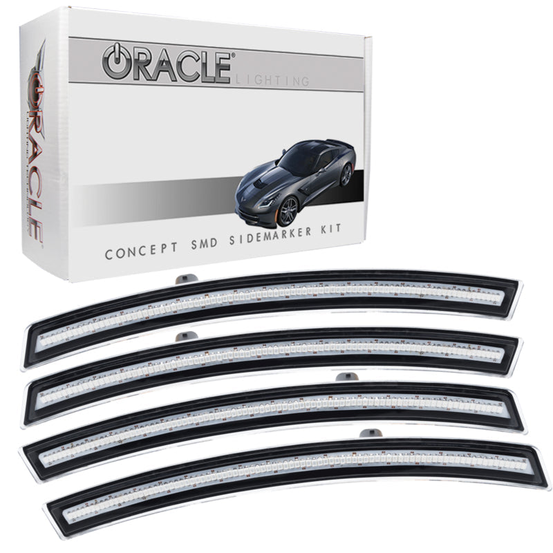 Oracle Chevrolet Corvette C7 Concept Sidemarker Set - Clear - No Paint - Mammoth Racing -