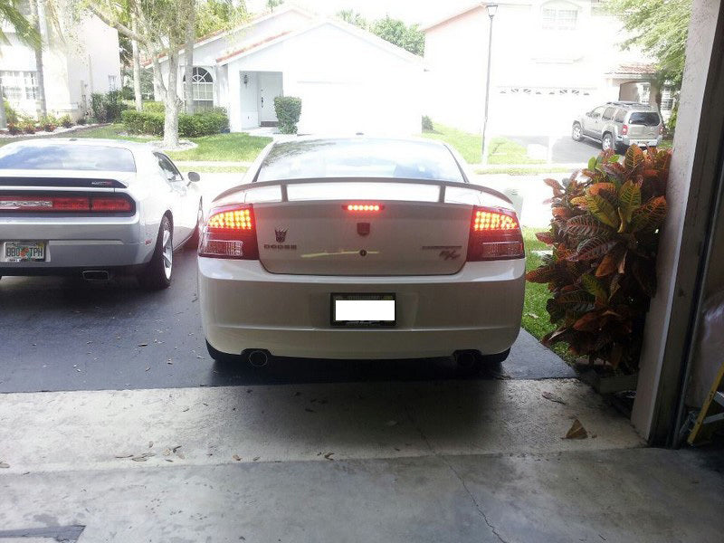Spyder Dodge Charger 06-08 LED Tail Lights Black ALT-YD-DCH05-LED-BK - Mammoth Racing -