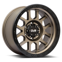DV8 Offroad 883 Aluminum Beadlock Wheels 17x9 6x139.7 +0mm Matte Bronze - Mammoth Racing -