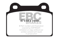 EBC 08-16 Mitsubishi Lancer Evo 10 2.0 Turbo (1 piece rotor) Redstuff Rear Brake Pads - My Store