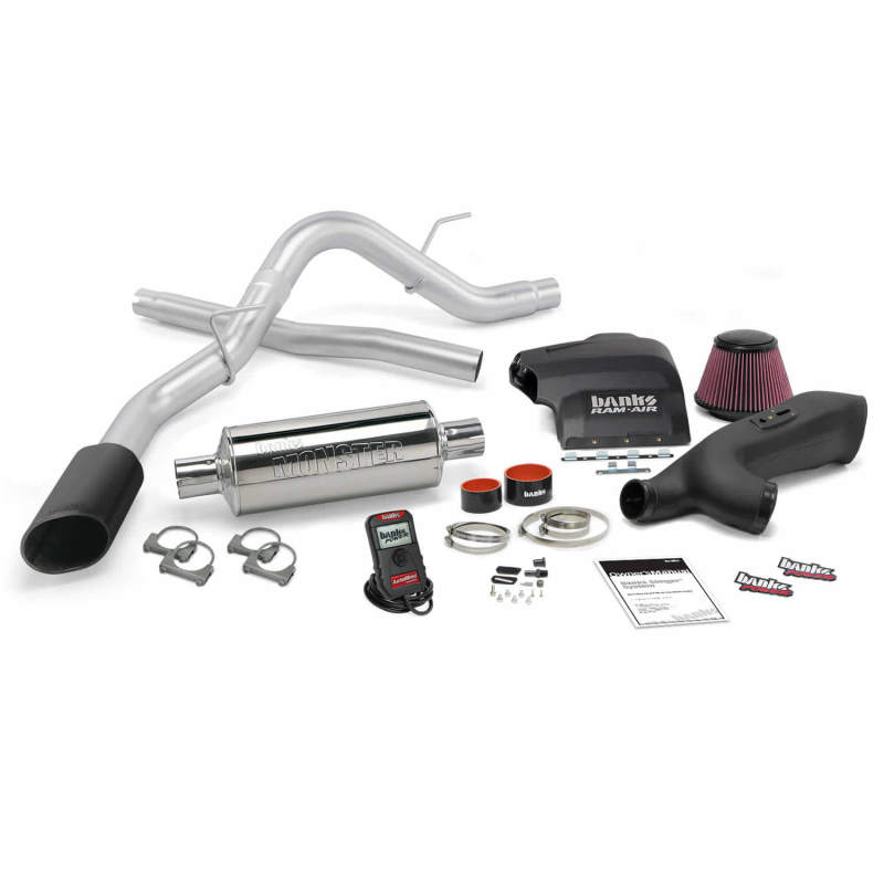 Banks Power 11-14 Ford F-150 3.5L EcoBoost Stinger System - SS Single Exhaust w/ Black Tip - Mammoth Racing -