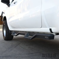 Westin 2019 Chevrolet Silverado / GMC Sierra 1500 Crew Cab Drop Nerf Step Bars - Textured Black - Mammoth Racing -