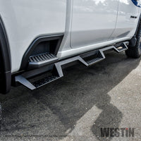 Westin 2020 Chevy Silverado 2500/3500 Crew Cab (6.5ft Bed) HDX W2W Nerf Step Bars - Textured Black - Mammoth Racing -