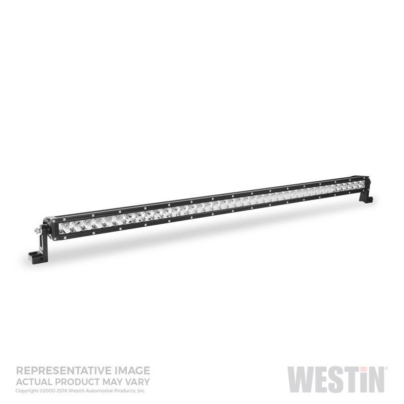 Westin Xtreme LED Light Bar Low Profile Single Row 50 inch Flex w/5W Cree - Black - Mammoth Racing -