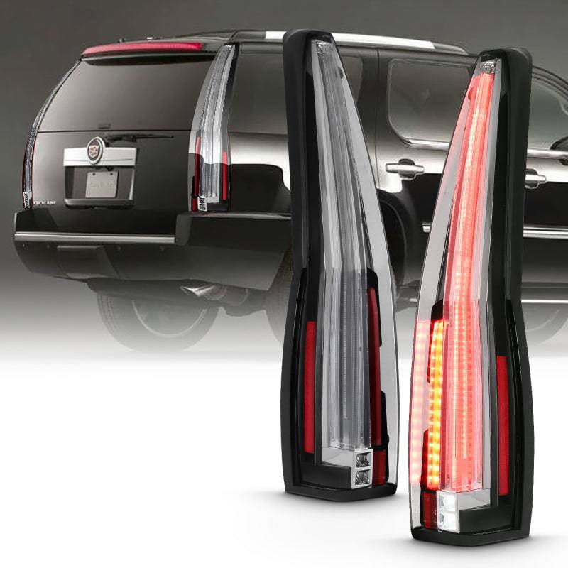 ANZO 2007-2014 Cadillac Escalade Led Taillights Red/Clear - My Store