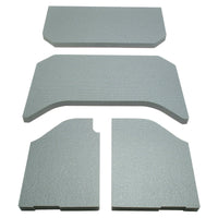 DEI 07-10 Jeep Wrangler JK 4-Door Headliner 4-pc - Gray - Mammoth Racing -