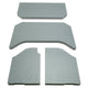 DEI 07-10 Jeep Wrangler JK 4-Door Headliner 4-pc - Gray - Mammoth Racing -