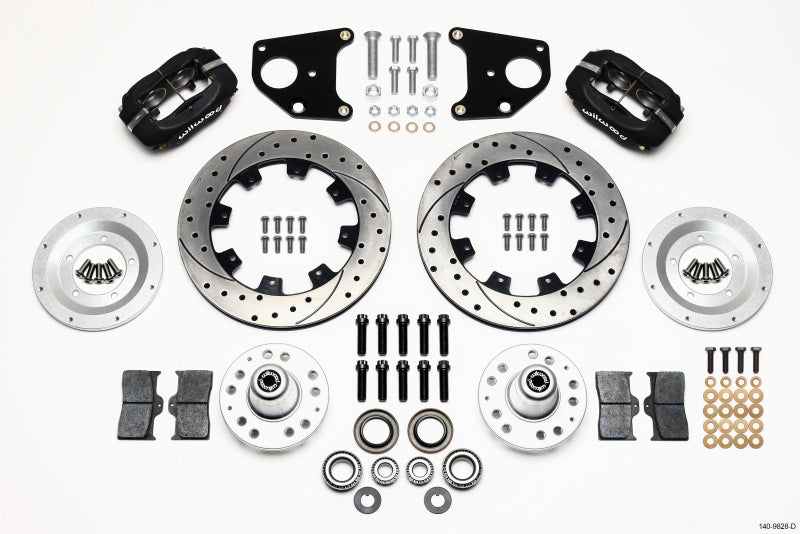 Wilwood Forged Dynalite Front Kit 12.19in Drilled 62-72 CDP B & E Body-Drum - My Store