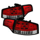 Spyder Audi A4 4Dr 06-08 LED Tail Lights Red Clear ALT-YD-AA406-G2-LED-RC - Mammoth Racing -