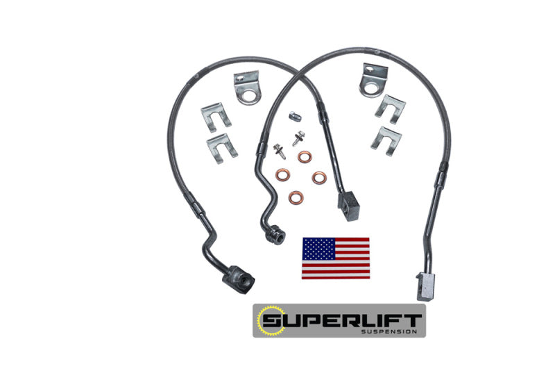 Superlift 95-97 Ford Ranger w/ 4-6in Lift Kit (Pair) Bullet Proof Brakes Hoses - Mammoth Racing -