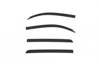 AVS 15-18 Toyota Tundra Crewmax Low Profile Color Match Ventvisors 4pc - Black - Mammoth Racing -