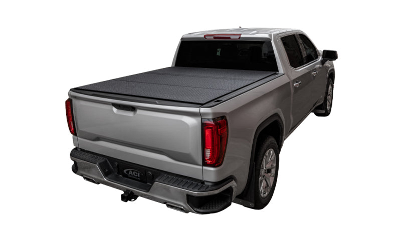 Access Lomax Tri-Fold Cover 07-21 Toyota Tundra - 5ft 6in Bed (w/ Deck Rail) - Black Diamond - Mammoth Racing -