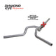 Diamond Eye KIT 4in CB MFLR RPLCMENT PIPE DUAL AL: 94-97 FORD 7.3L F250/F350 PWRSTROKE - Mammoth Racing -