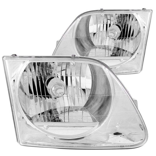 ANZO 1997-2003 Ford F-150 Crystal Headlights Chrome - My Store