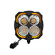 KC HiLiTES Flex ERA 4 Single Light - 80W Combo Beam - Mammoth Racing -